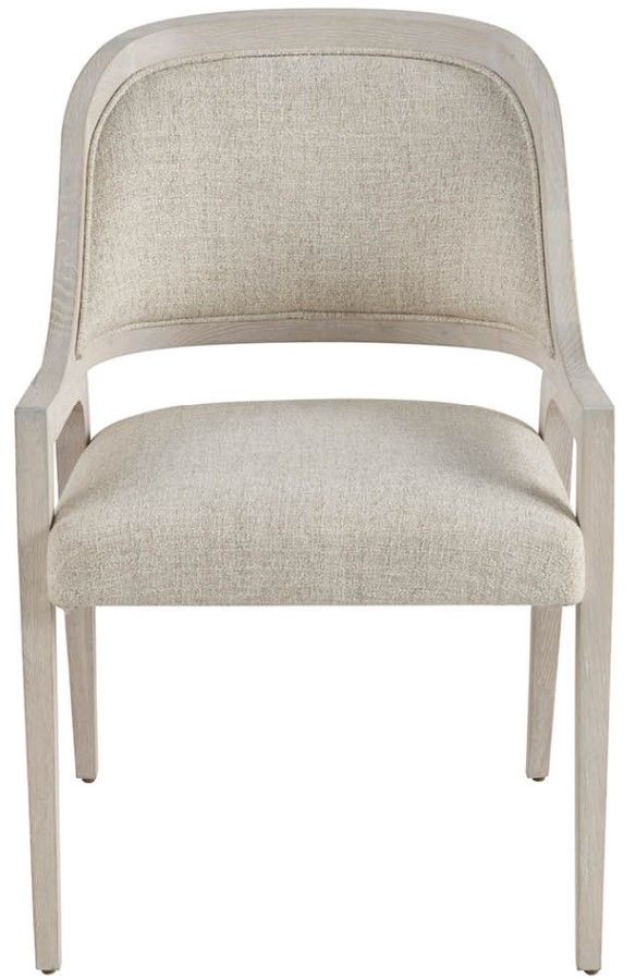 Universal Explore Home™ Avaline Monique Linen/White Arm Chair-2