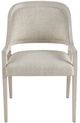 Universal Explore Home™ Avaline Monique Linen/White Arm Chair-2