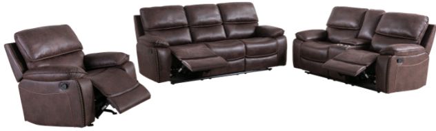 Mazin Furniture Kincaide Brown Manual Rocker Recliner -3