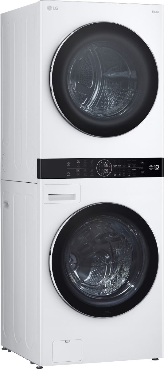 LG White Electric Laundry Center, 5.0 Cu. Ft. Washer and 7.8 Cu. Ft. Dryer Set-2