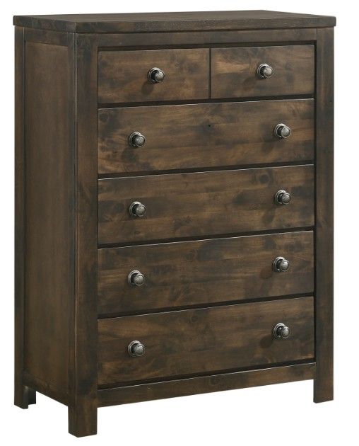 New Classic® Home Furnishings Blue Ridge 4-Piece Rustic Gray Eastern King Bedroom Set-3