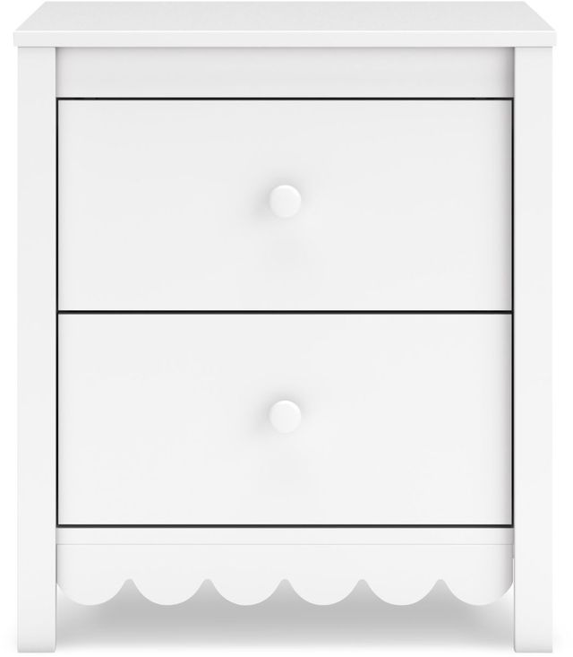 Signature Design by Ashley® Hallityn White Nightstand-2