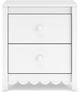 Signature Design by Ashley® Hallityn White Nightstand-2