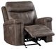 New Classic® Home Furnishings Quade Mocha Power Glider Recliner-3
