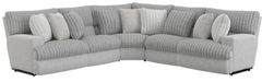 Catnapper® Abraxas 5-Piece Moonstruck Curved Manual Reclining Sectional