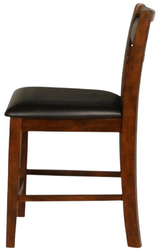 New Classic® Home Furnishings Gia Black/Brown Counter Height Dining Chair-3