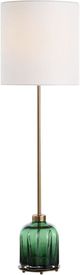 Uttermost® Lois Antique Brass/Emerald Buffet Lamp-3