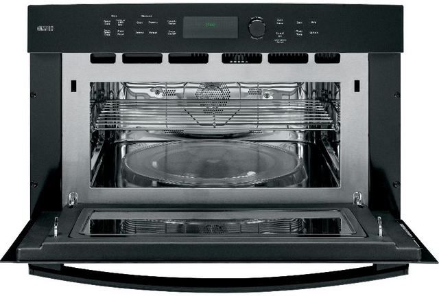 GE Profile™ Series Advantium® 30" Electric Single Oven Built In-Black-1
