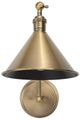 Uttermost® Exeter Antique Brass 1-Light Adjustable Sconce-4