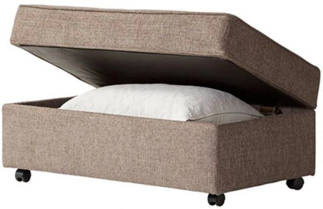 Hughes Furniture® 1750STOT Medusa Umber Storage Ottoman-1