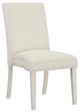 Fairfield® Customizable Entree Dining Straight Short Back Armless Stack Chair with Linen Legs-0