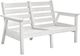C R Plastics Tofino White Loveseat-0