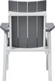 Nature's Best Furniture Customizable Contemporary Polyethylene Outdoor Dining Chair-3