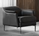 Via Furniture Luna Black Accent Chair-1
