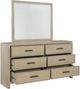 Signature Design by Ashley® Calmoro Gray Dresser and Mirror Set-2