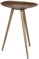 Uttermost® Lily Pad Antique Brass Accent Table-0