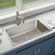 Elkay Lustertone® Classic Lustrous Satin 31" x 22" x 10-1/8" 3-Hole Single Bowl Drop-In Sink-2