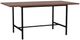 EQ3 Kendall 66'' Dining Table with Walnut Top-0