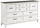 Homelegance® Chesterton Antique White/Dark Brown Dresser-0