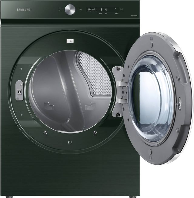 Samsung Bespoke 8900 Series 7.6 Cu. Ft. Forest Green Front Load Gas Dryer-2