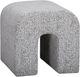 TOV Furniture Desi Black/White Ottoman-0