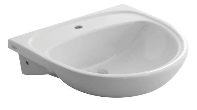 American Standard Mezzo White Semi-Countertop Sink Less Overflow with Center Hole Only-0