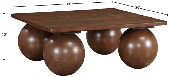 Meridian Furniture Fitch Brown 39" Coffee Table-4
