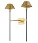 Forty West Maggie Gold 2-Light Sconce-0