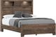 Emerald Home Peyton Brown Full Bookcase Bed-0
