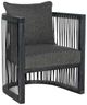 Hooker® Furniture CC Wilde Charred Black-Lovegood Kohl Club Chair-0