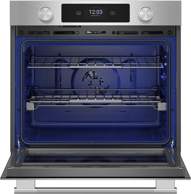 KitchenAid® 30" PrintShield™ Stainless Steel Smart Single Electric Wall Oven with Assisted Cook Modes-1