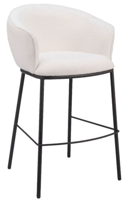 Zuo® Modern Essen Ivory Barstool-0