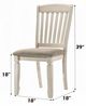 ACME Furniture Fedele 2-Piece Cream/Tan Side Chair Set-2