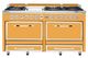 Viking® Tuscany 66" Daffodil Pro Style Dual Fuel Range-0