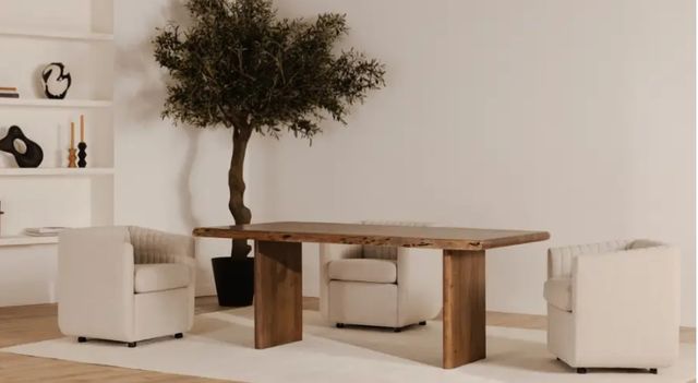 Moe's Home Collection Lila Brown Small Dining Table-2