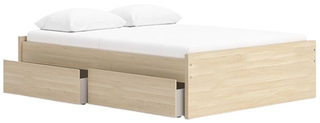 Signature Design by Ashley® Onita Natural Queen Platform Storage Bed-2