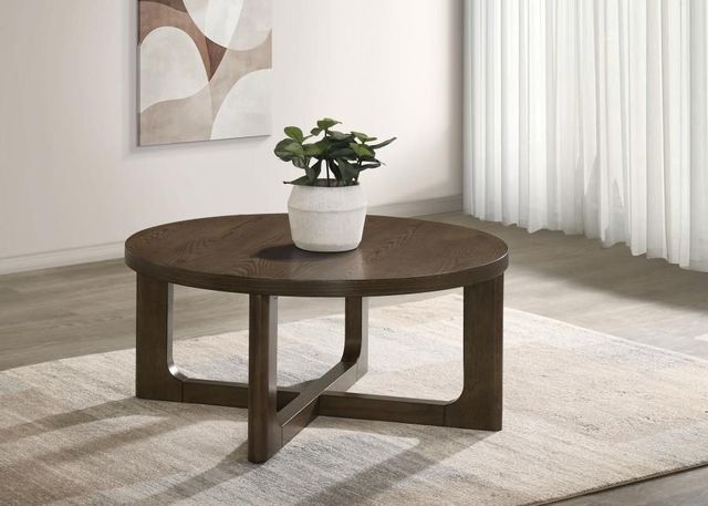 Coaster® Kessler Brown Coffee Table-1