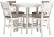Signature Design by Ashley® Erinberg 5-Piece Antique White Counter Dining Set-0