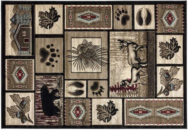 MDA Rugs Wild Life 2'x3' Style 1 Area Rug-1
