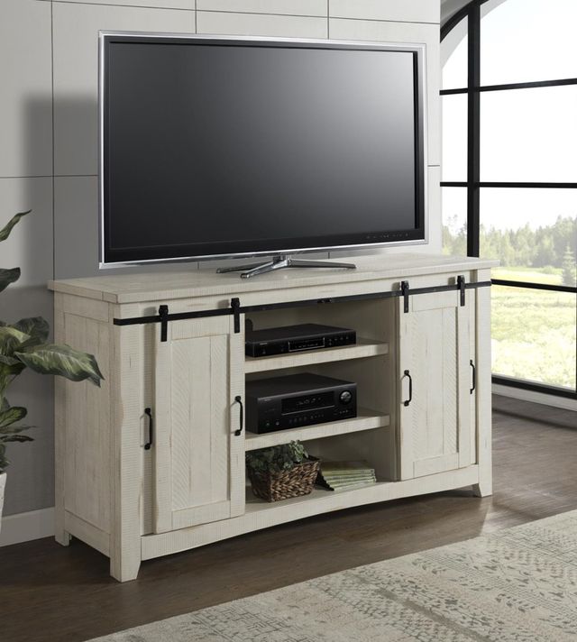 Martin Svensson Rustic Antique White Media Console-2