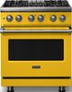 Viking® 5 Series 30" Daffodil Pro Style Dual Fuel (LP) Range with Polished Chrome Trim-0