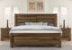 Artisan & Post by Vaughan-Bassett Cool Rustic Mink California King Plank Bed-2