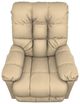 Best® Home Furnishings Customizable Brosmer Leather Space Saver Recliner-4