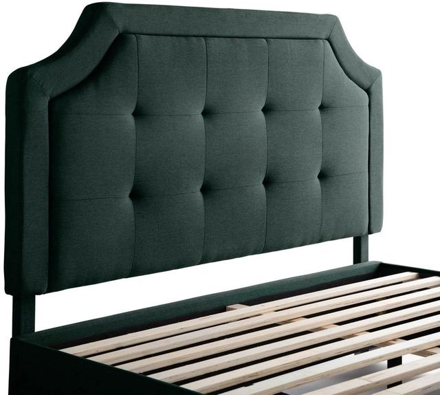 Malouf® Carlisle Spruce Queen Upholstered Headboard-0