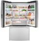 GE® 36" 23.1 Cu. Ft. Fingerprint Resistant Stainless Steel Counter Depth French Door Refrigerator-2
