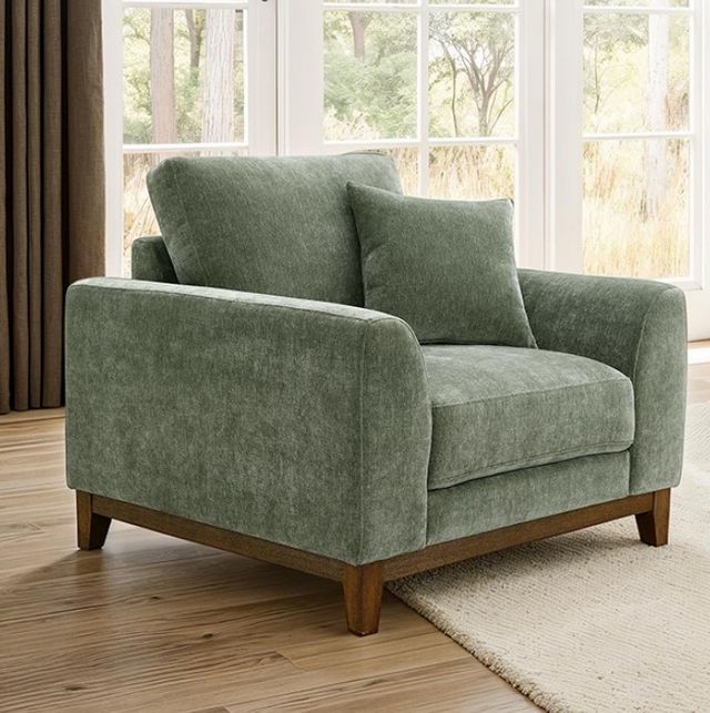 Furniture of America® Watton Olive Green Chair-1