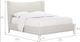 A.R.T. Furniture® Mezzanine Dove Gray King Upholstered Panel Bed-2