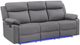 Global Furniture USA U6026 Gray Glider Power Recliner with LED-0
