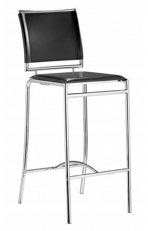 Zuo® Modern Soar Black Bar Chair-0