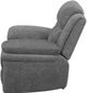 Coaster® Bahrain Charcoal Upholstered Power Glider Recliner-1